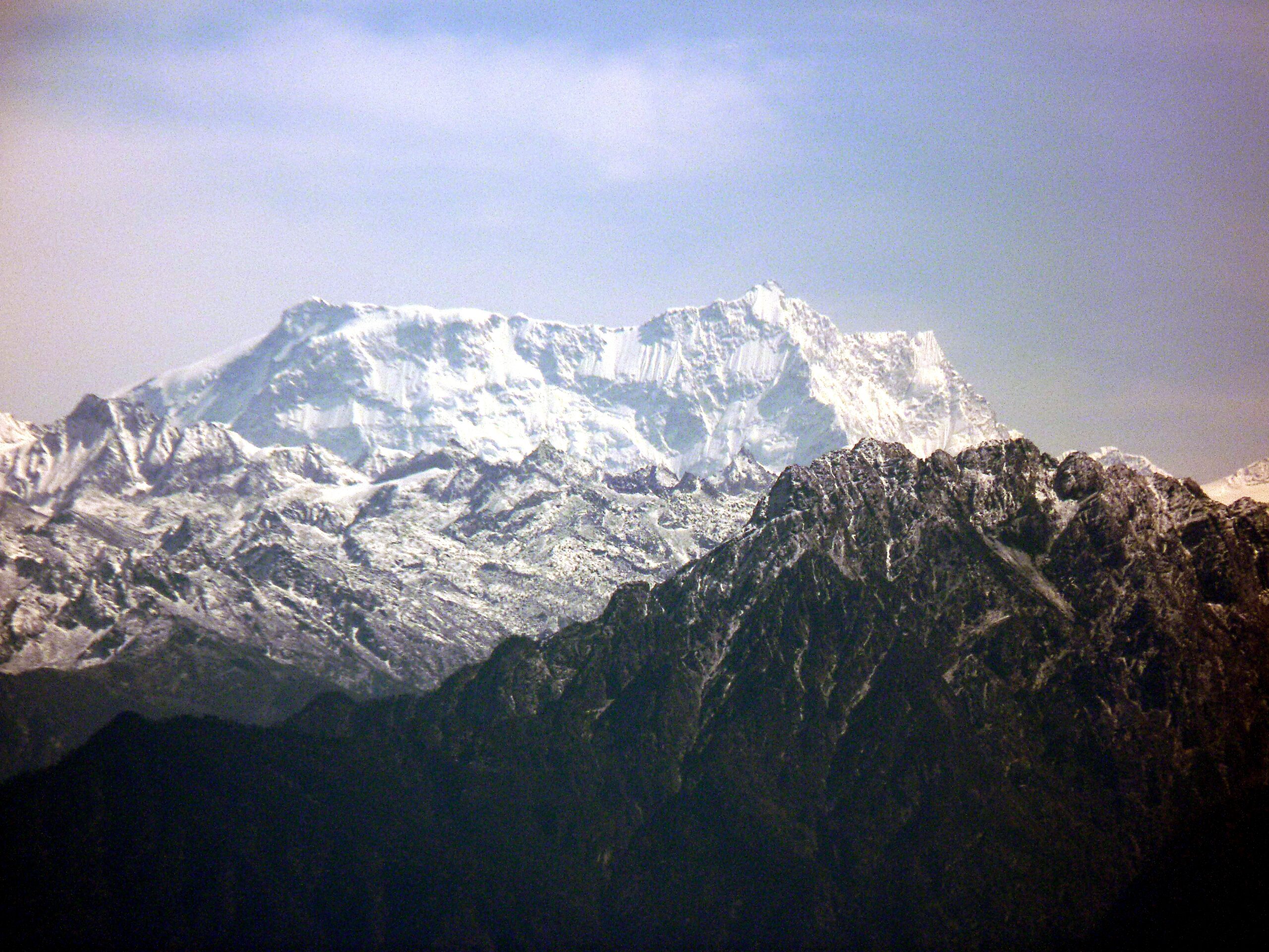 Gangkar Puensum Himalayan peak