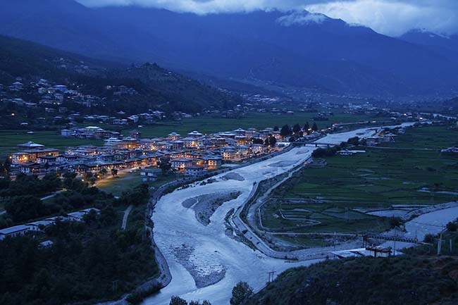 Paro town & Rinpung Dzong